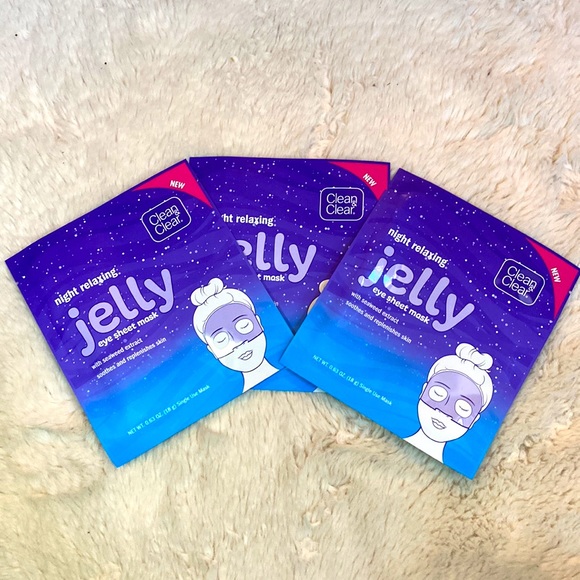 Clean & Clear Night Relaxing Jelly Eye Sheet Mask 0.63 oz ( BUY 2 GET 1 FREE ) - Picture 5 of 5
